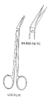 Lockin Vascular TC Scissor